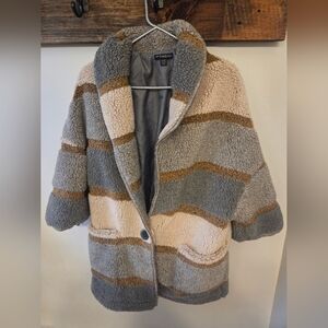 En Thread Alpaca And Wool Blend Teddy Bear Jacket